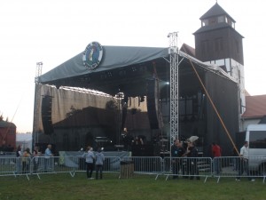 Estrada modułowa z nagłośnieniem — Węgliniec 2011 (Record Sound)