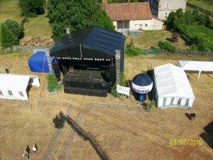 Scena mobilna z nagłośnieniem plenerowym — Ruszów 2010
