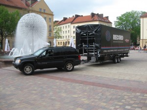 Estrada mobilna Record Sound — wynajem sceny plenerowej