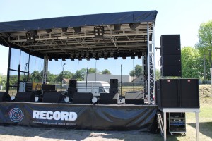 Scena mobilna Record Sound — koncert plenerowy