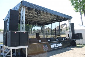 Scena mobilna Record Sound — wydarzenie kulturalne plenerowe