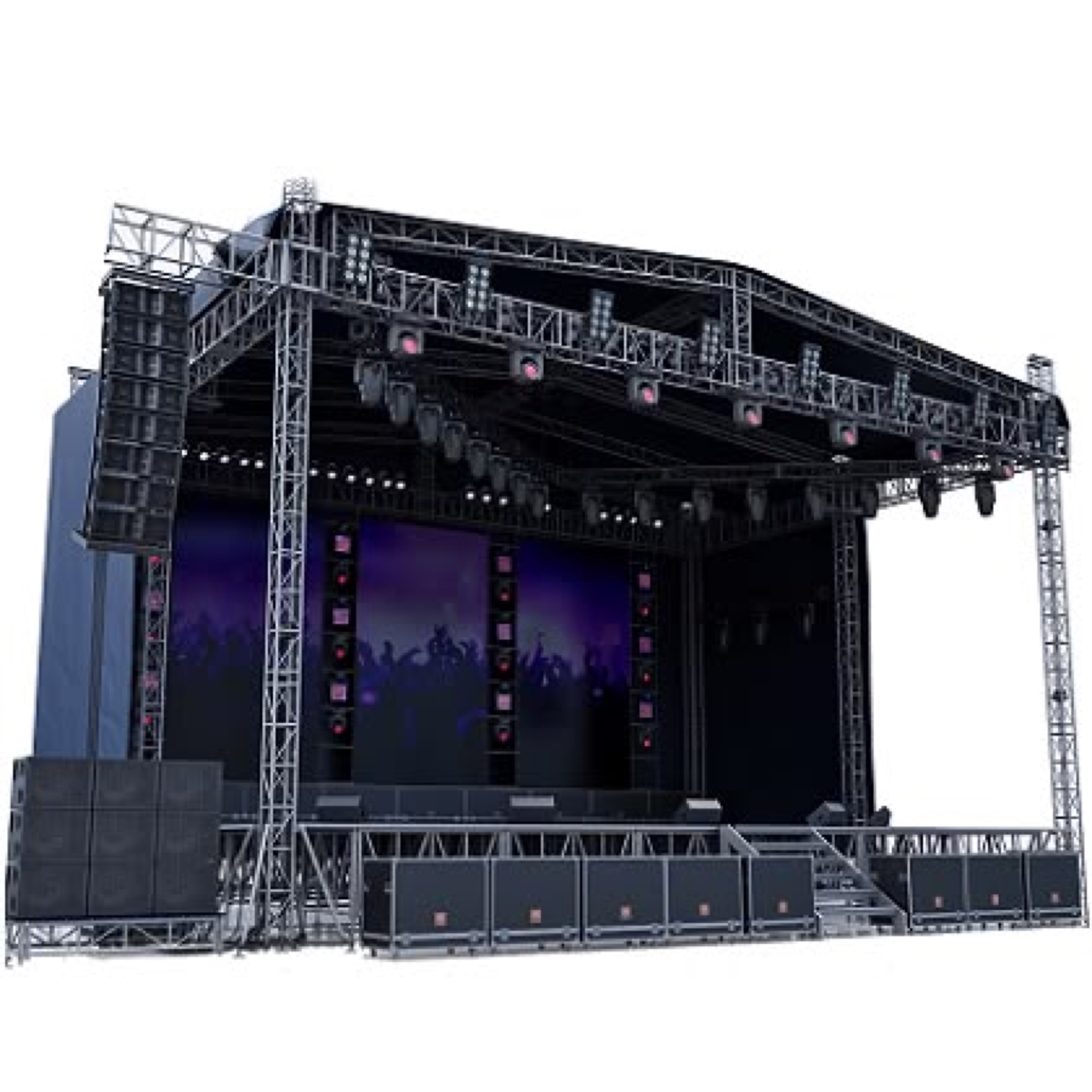 Mobilna scena festiwalowa — konstrukcja aluminiowa RSTE